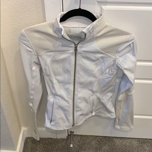 White and cream lulu jacket